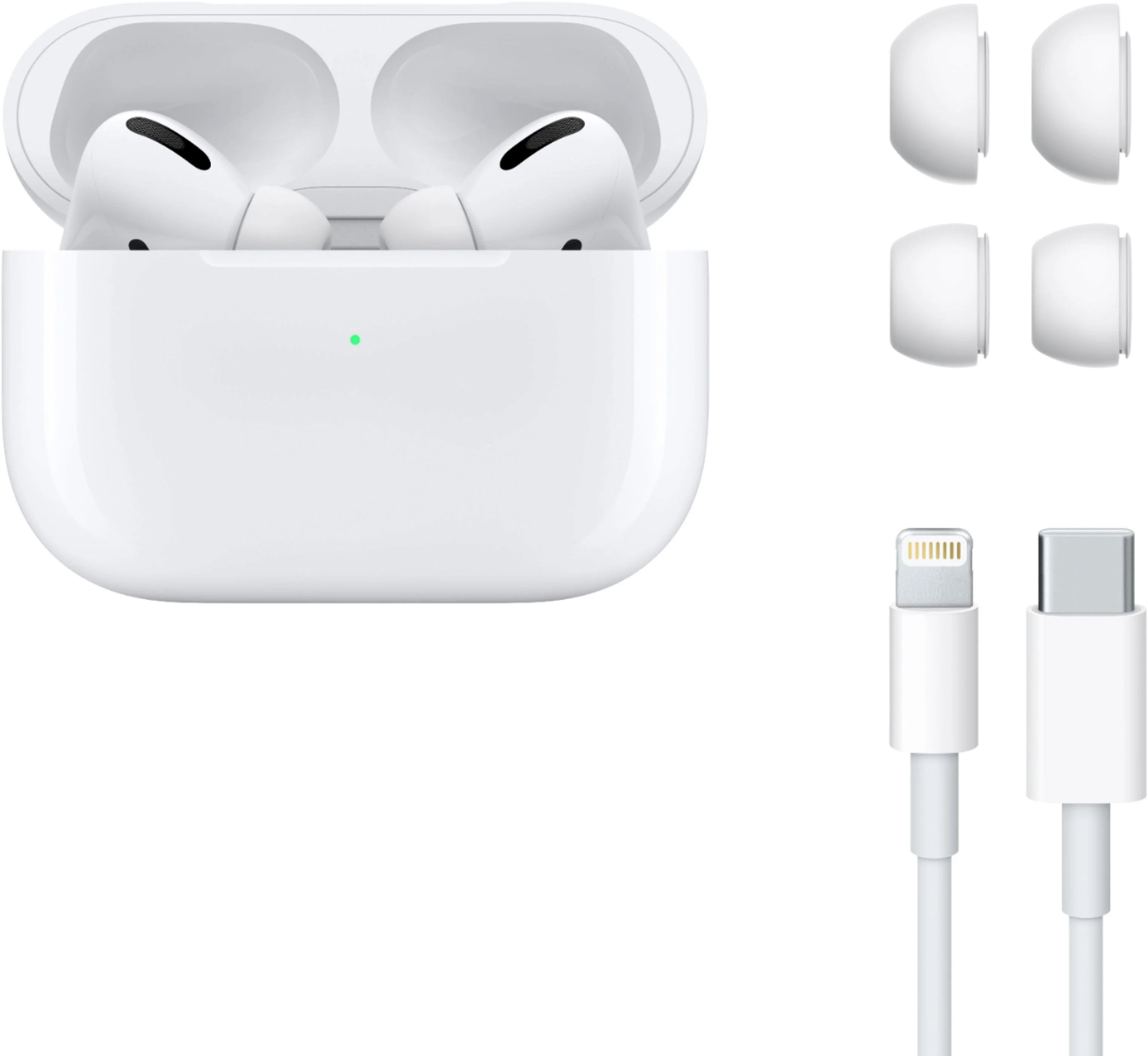 Apple AirPods Pro In-Ear Noise Cancelling Truly Wireless Headphones (MWP22AM/A) - Image 3