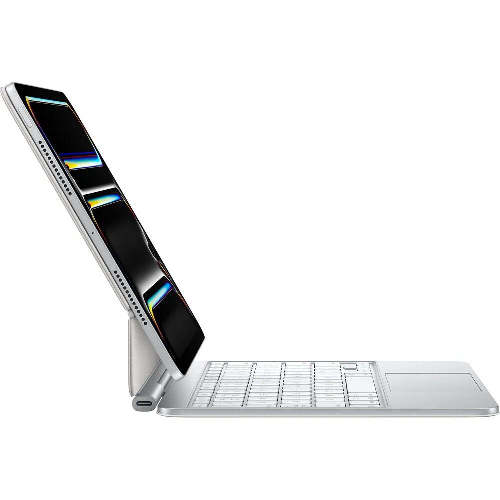 Apple Magic Keyboard for 11" iPad Pro M4 (White, US English) - MWR03LL/A - Image 4