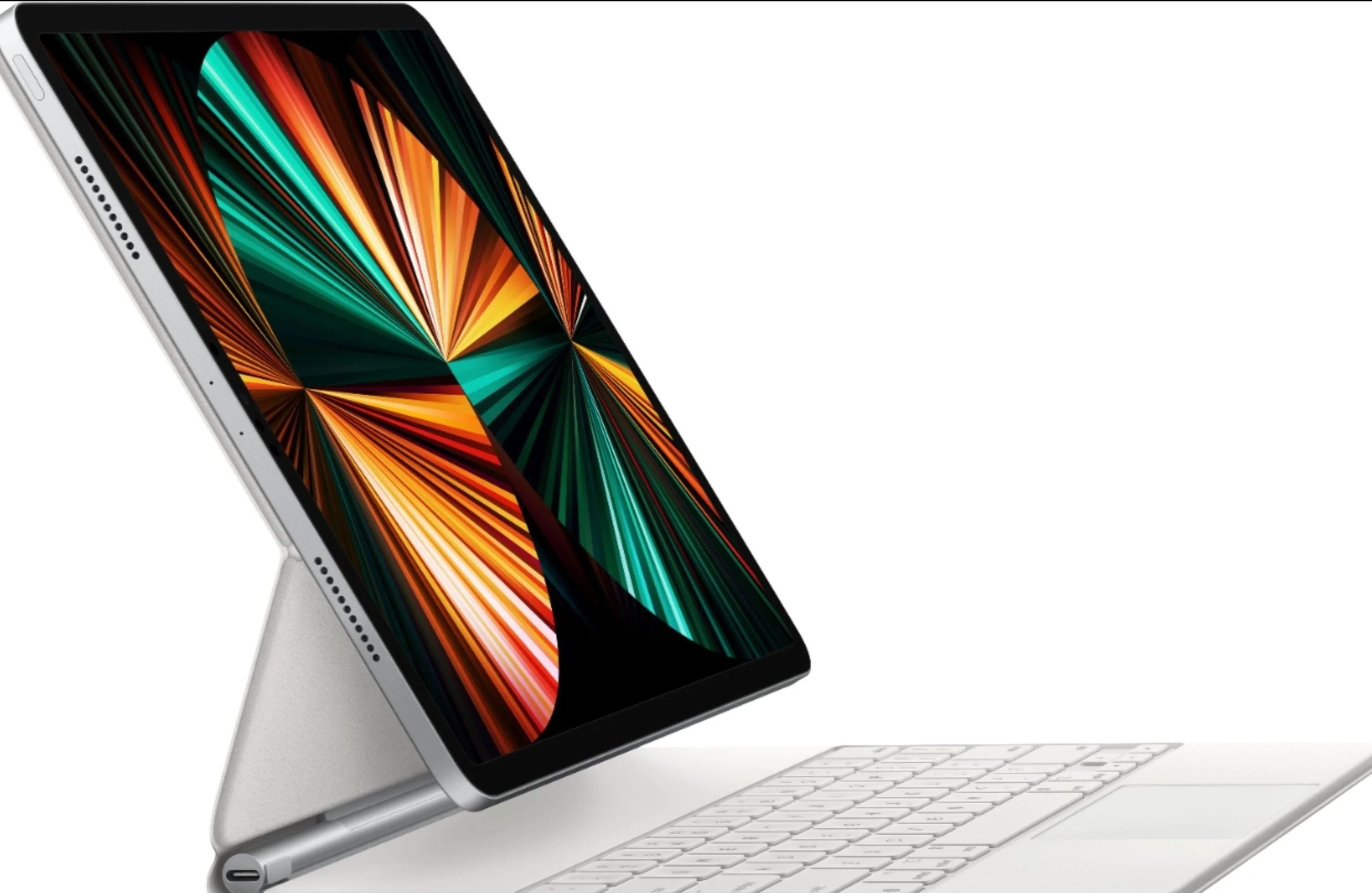 Apple Magic Keyboard For iPad Pro 12.9" White (5th Generation) / (MJQL3LL/A) - Image 2