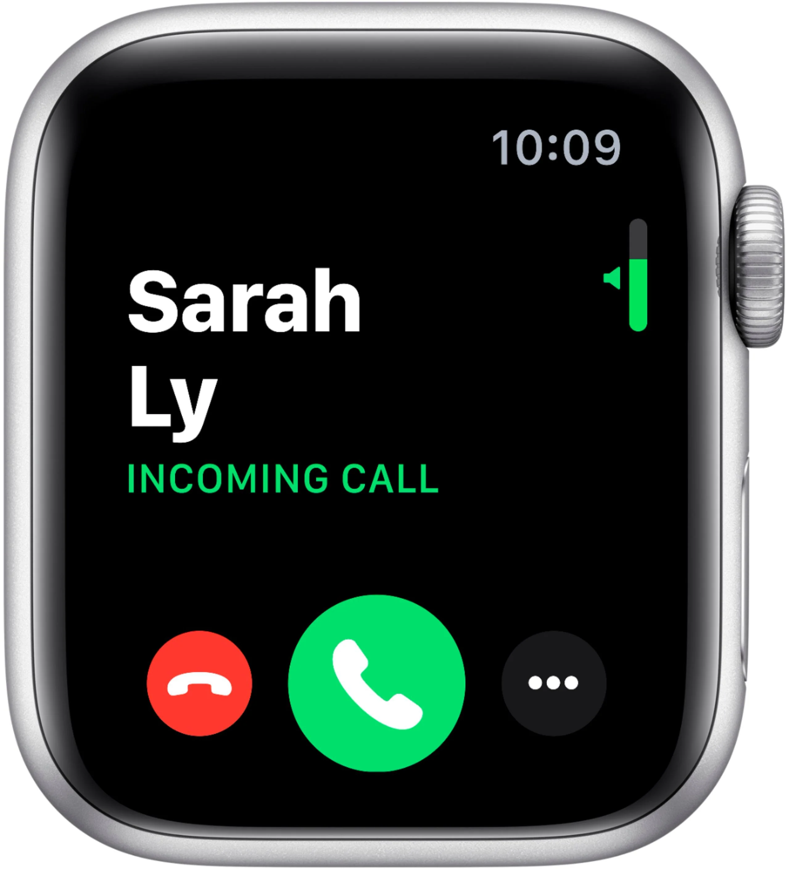Apple Watch Series 5 (GPS) 40mm Silver Aluminum Case with White Sport Band - Silver Aluminum - Image 3