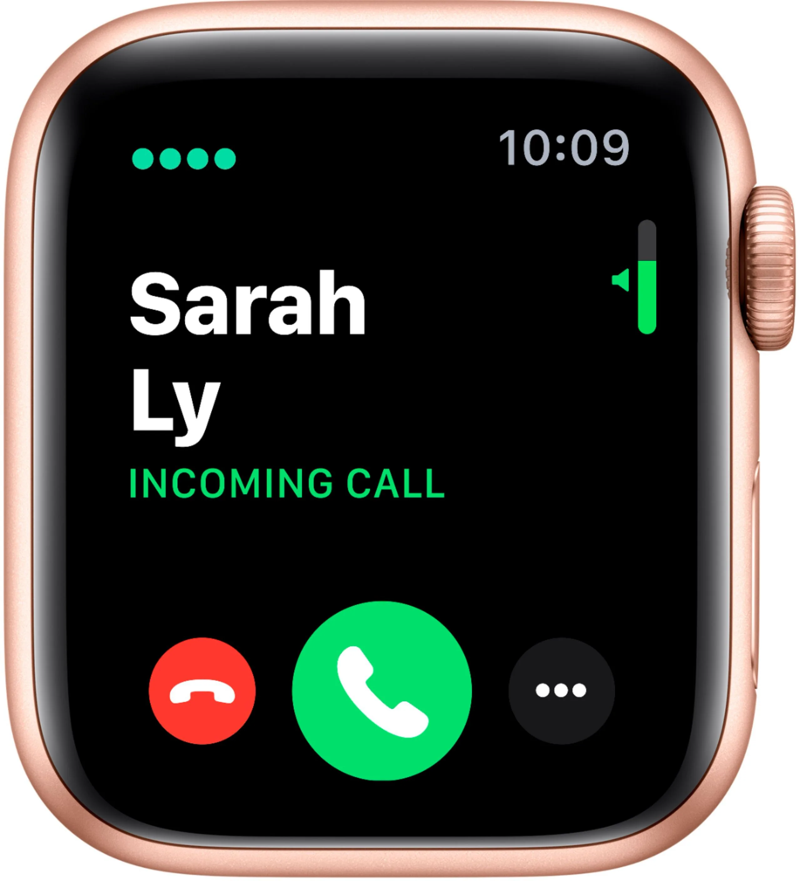 Apple Watch Series 5 (GPS + Cellular) 40mm Gold Aluminum Case with Pink Sand Sport Band - Gold Aluminum - Image 3