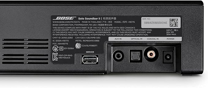 Bose Solo Soundbar Series II - Black - Image 3
