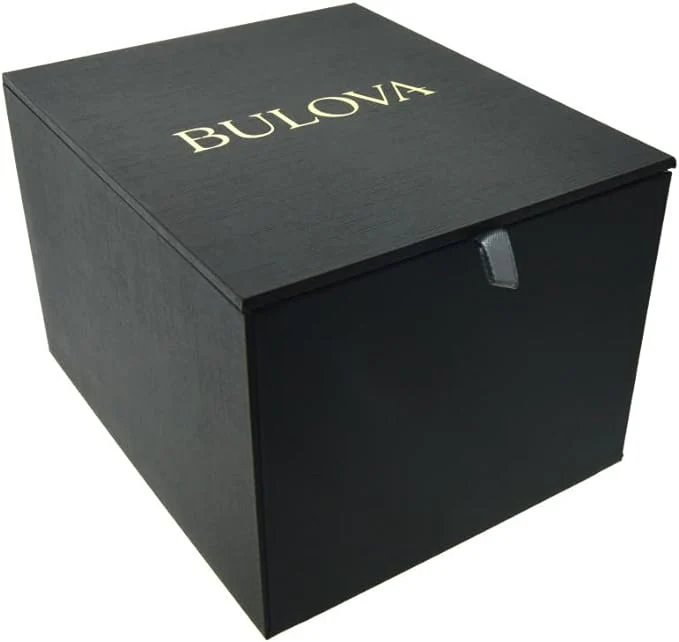 Bulova by Citizen Men's Classic Sport Black Ion Plated Stainless Steel 6 Hand Chronograph Quartz Watch : 98B365 - Image 4