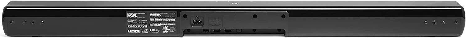 JBL Cinema SB190 2.1 Channel Soundbar with Virtual Dolby Atmos and Wireless 6.5" Subwoofer, Black - Image 6