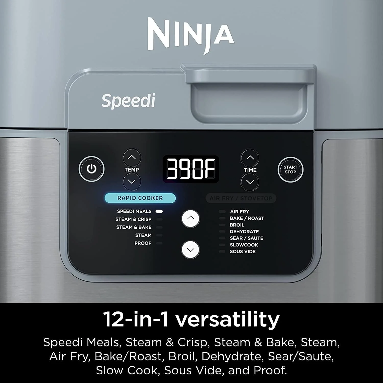 Ninja Speedi Rapid Cooker & Air Fryer, 6-Quart Capacity, 12-in-1 Functions to Steam, Bake, Roast, Sear, Saut, Slow Cook, Sous Vide & More, 15-Minute Speedi Meals All In One Pot, Off White - Image 5