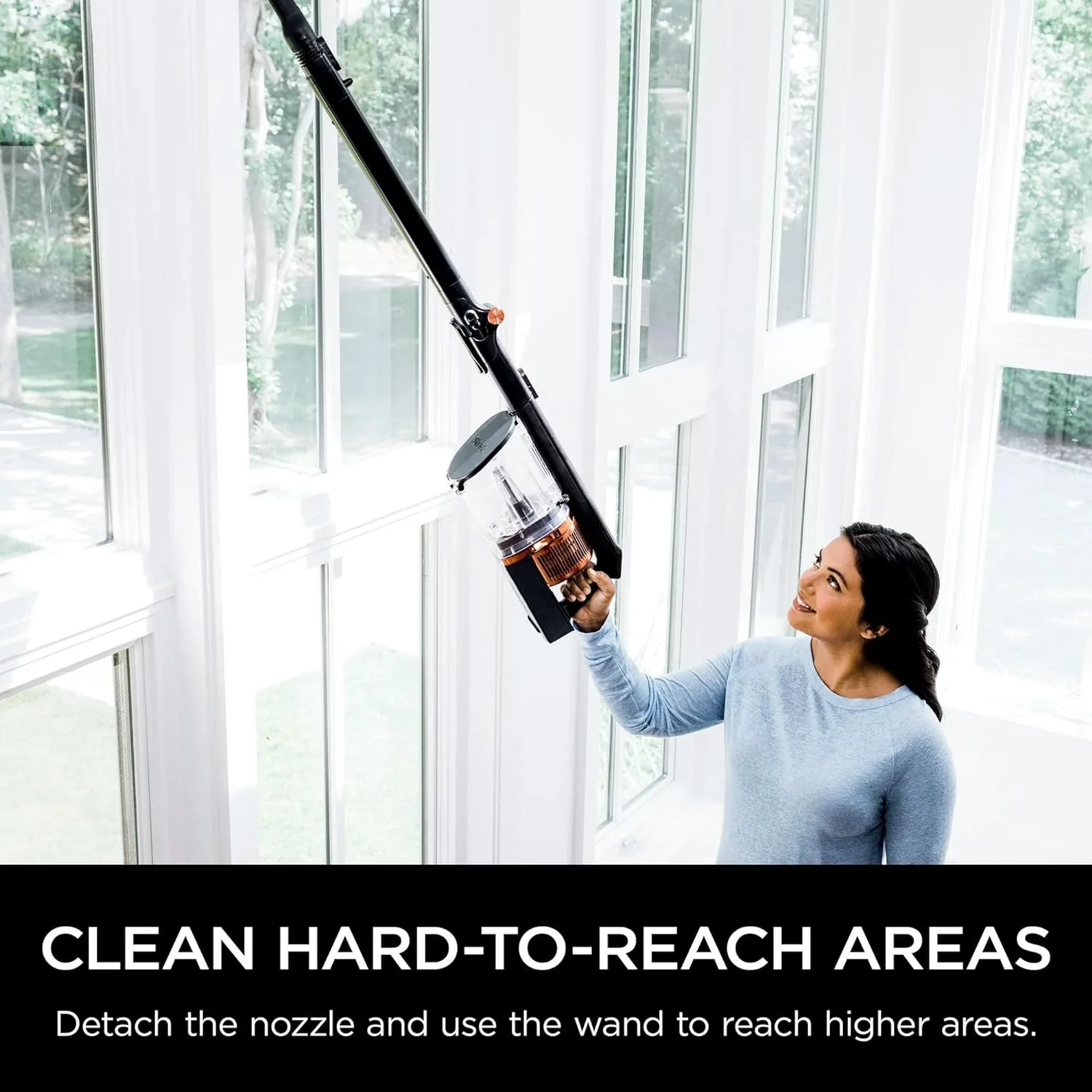 SHARK Shark IZ640H Cordless Stick Vacuum Vertex Pro with Duo Clean Power Fins and Self-Cleaning Brushroll, Black - Image 4