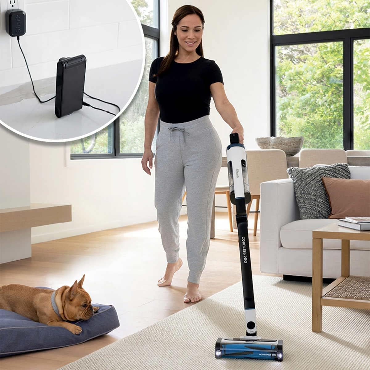 Shark UZ565H Pro Cordless Vacuum w/ Clean Sense IQ & MultiFLEX Technology, PowerFins Plus Brushroll, Duster Crevice Tool & Anti-Allergen Dusting Brush, Up to 40 Minute Runtime - Image 5