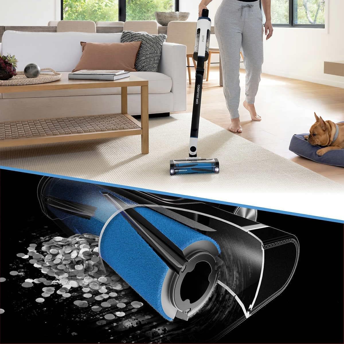 Shark UZ565H Pro Cordless Vacuum w/ Clean Sense IQ & MultiFLEX Technology, PowerFins Plus Brushroll, Duster Crevice Tool & Anti-Allergen Dusting Brush, Up to 40 Minute Runtime - Image 9