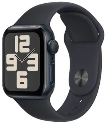 Apple Watch SE 2 (2023) 44mm (GPS) - Midnight Aluminum - Midnight Sport Band - Size:M/S - (MRE73LL/A)