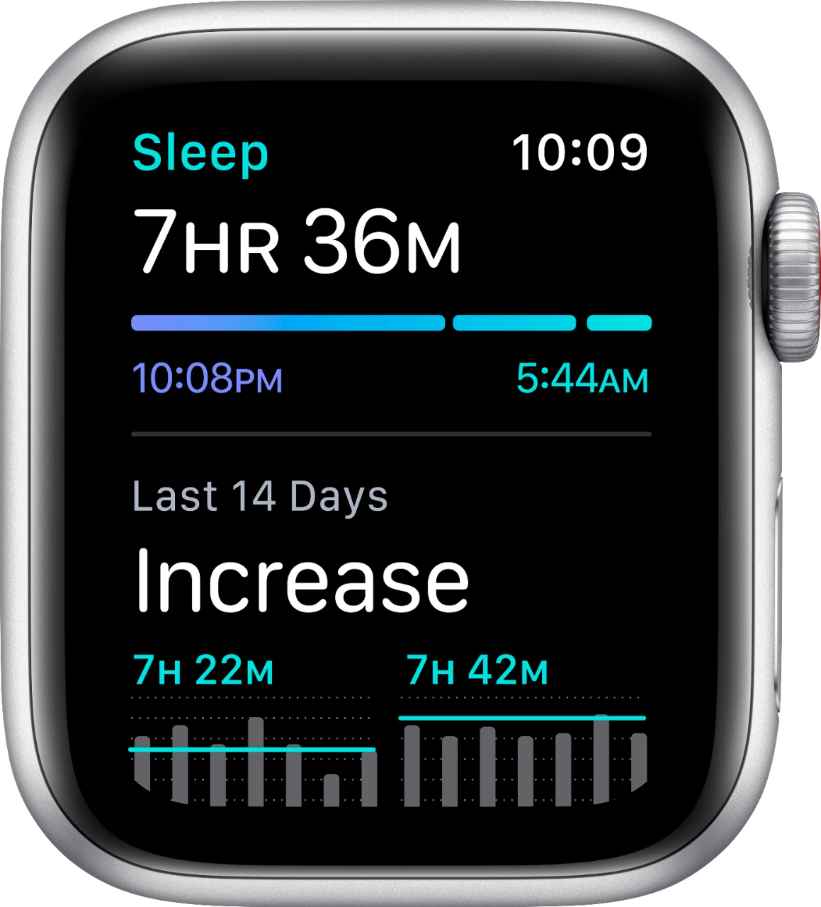 Apple Watch SE (GPS ) 40mm Silver Aluminum Case with Dee Navy Blue Sport Band - (MKQL3LL/A) - Image 6