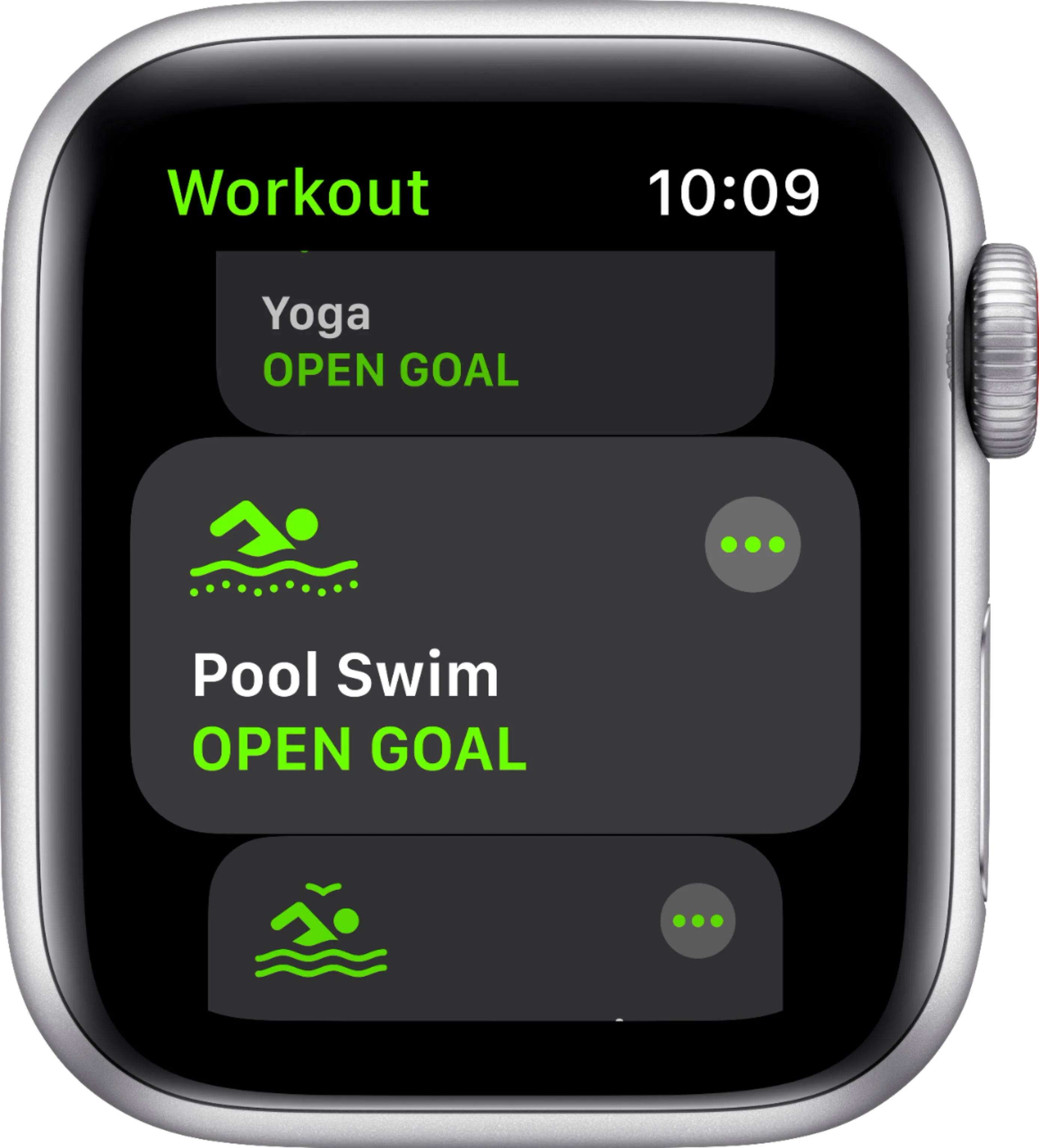 Apple Watch SE 40mm (GPS+Cellular) Silver Aluminum Case with Dee Navy Blue Sport Band - Silver - Image 3