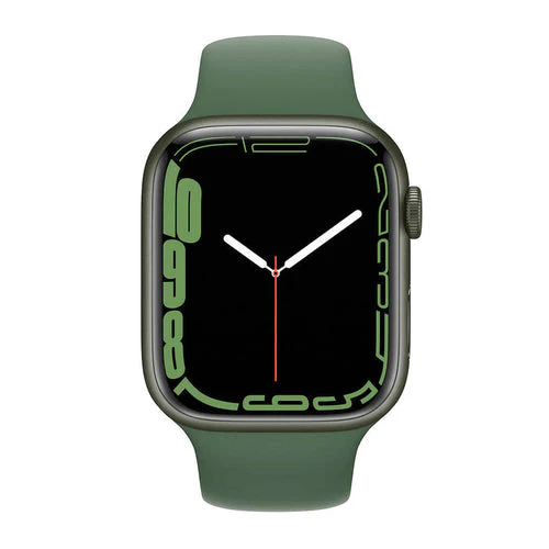 Apple Watch Series 7 (GPS) 45mm Green Aluminum Case with Green Sport Band (MKN73LL) - Image 2