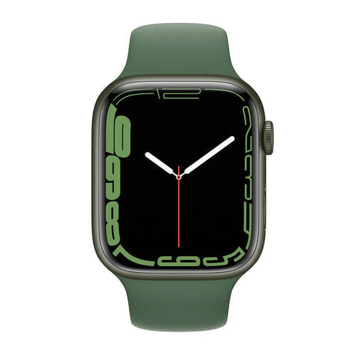 Apple Watch Series 7 (GPS + CELLULAR) 41mm Green Aluminum Case with Green Sport Band (MKH93) - Image 2