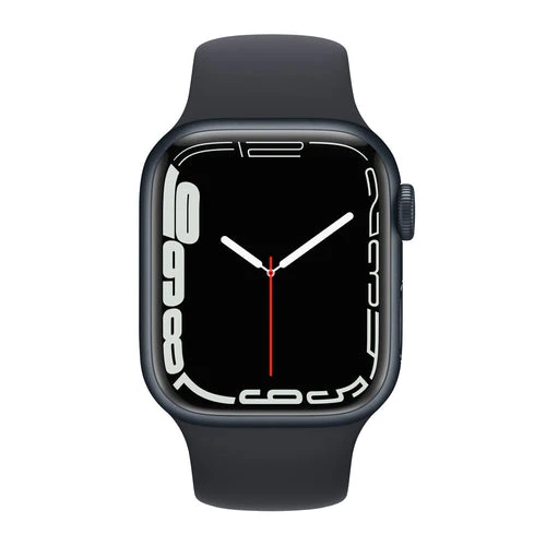 Apple Watch Series 7 45mm (GPS) Midnight Aluminum Case with Midnight Sport Band (3J561LL/A) - Image 2