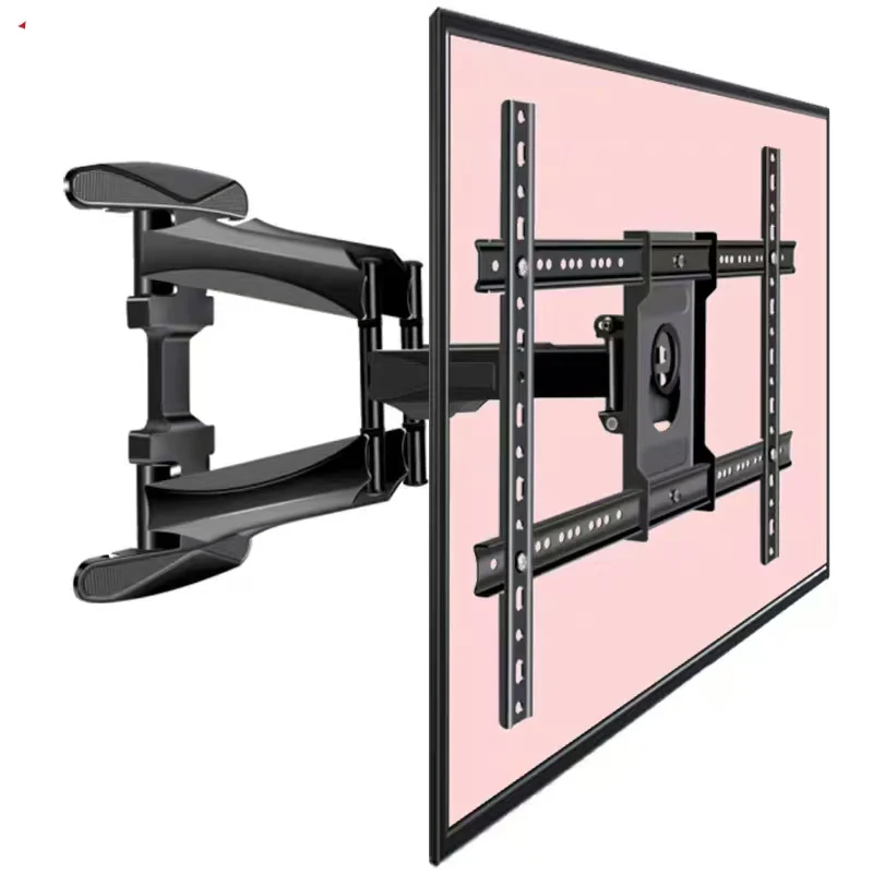 40-75 inch Full Motion TV Wall Mount Dual Articulating Arms up to 100 lbs and Max VESA 600 x 400mm, Wall Mount TV Bracket Swivel and Tilt Black (Model-767-L600) - Image 9