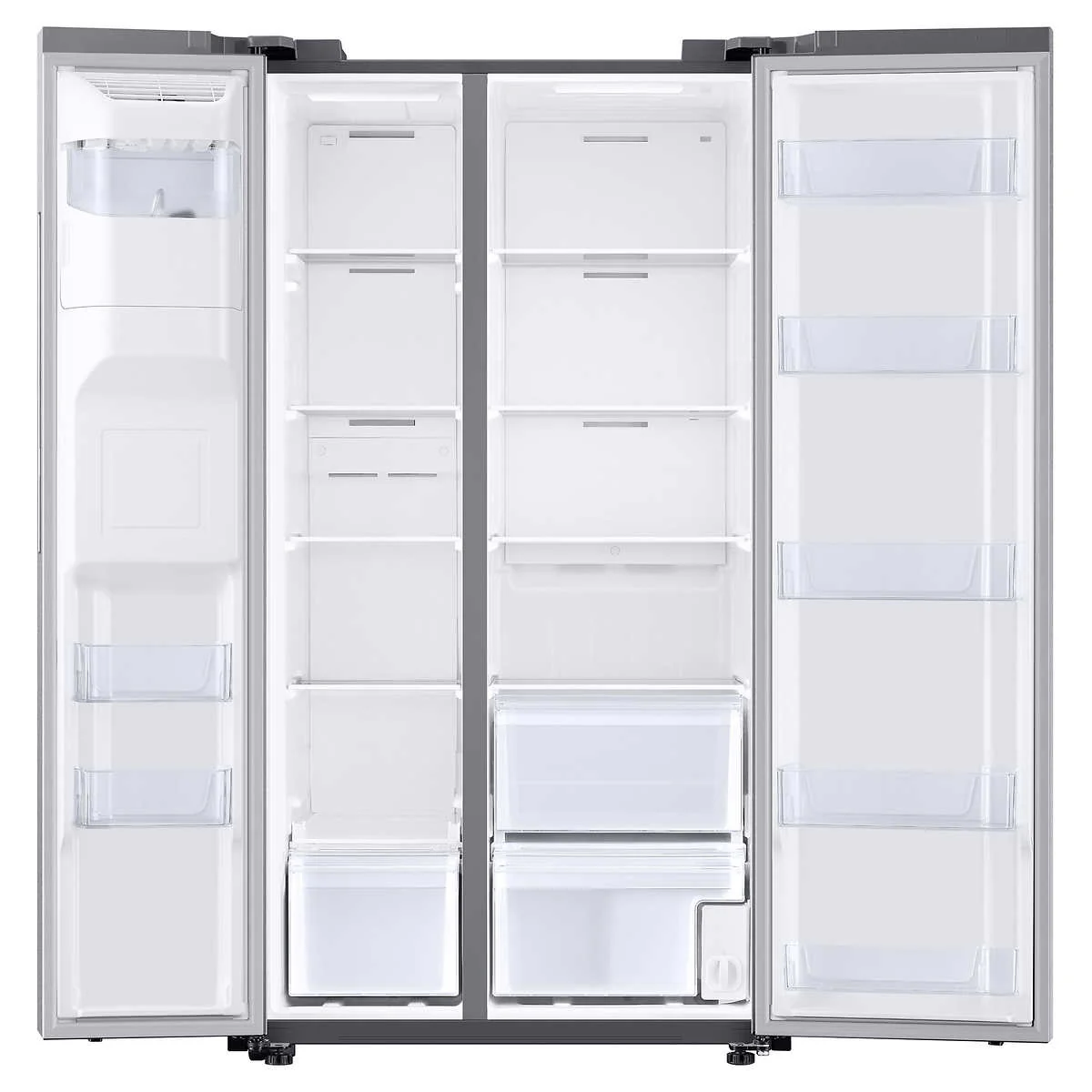 Samsung 22 cu. ft. Counter Depth Side by Side Refrigerator (RS22T5201SR) - Image 4