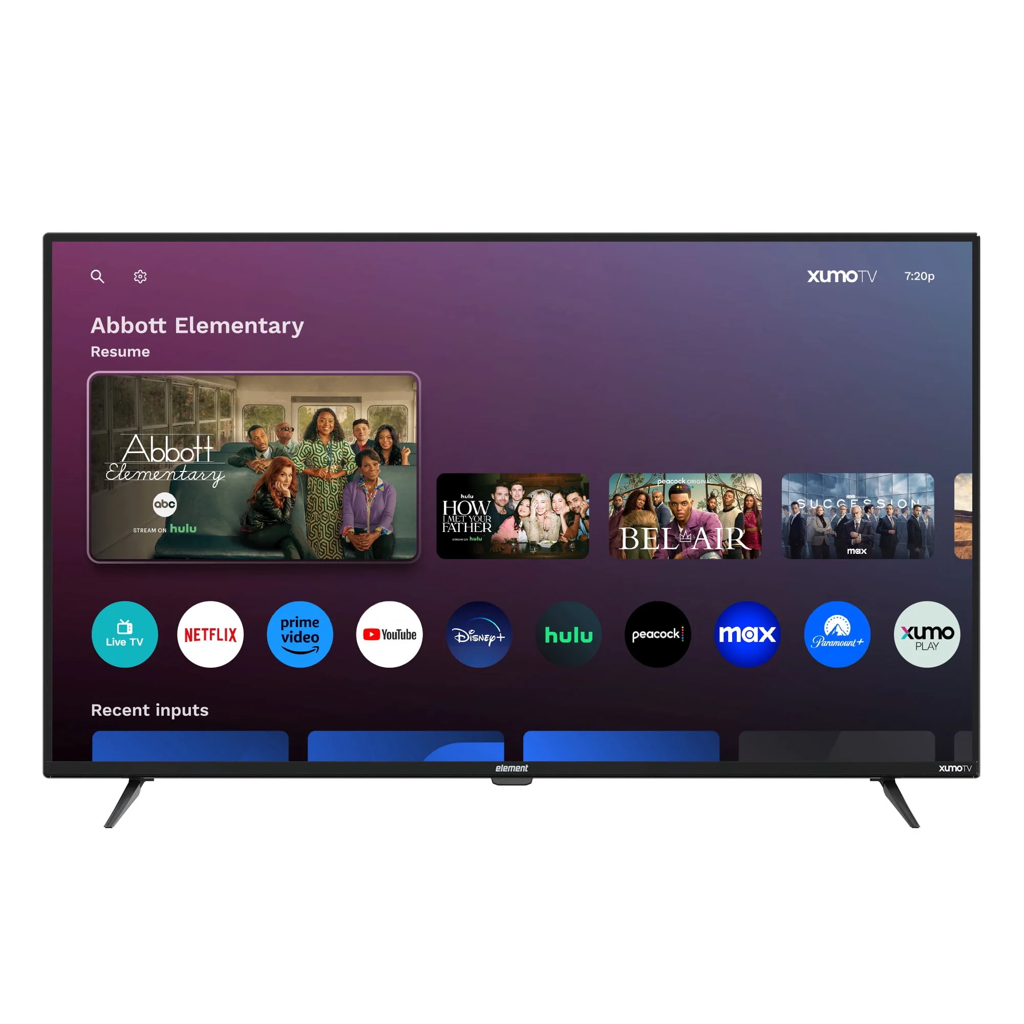 Element Electronics 50" 4K UHD HDR Smart Xumo TV, 120Hz Effective Refresh Rate and Dolby Vision® HDR Technology (E500AC50C) - Image 3