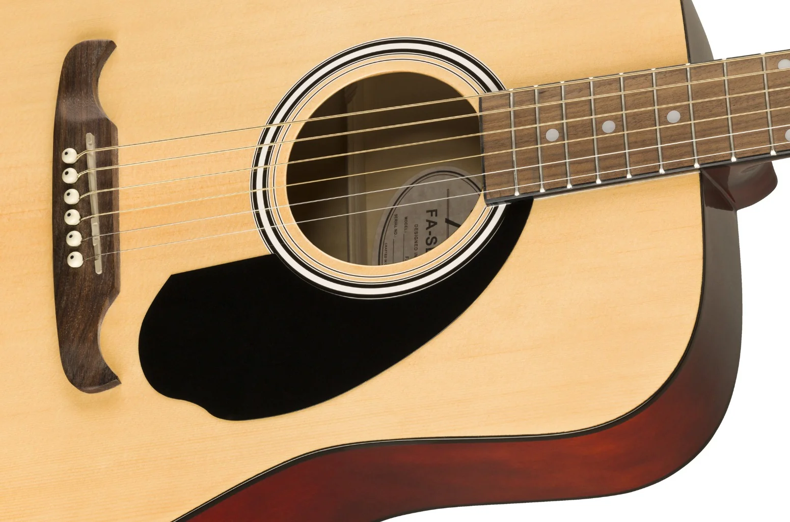 Fender FA-125 Dreadnought Acoustic Guitar - Image 3