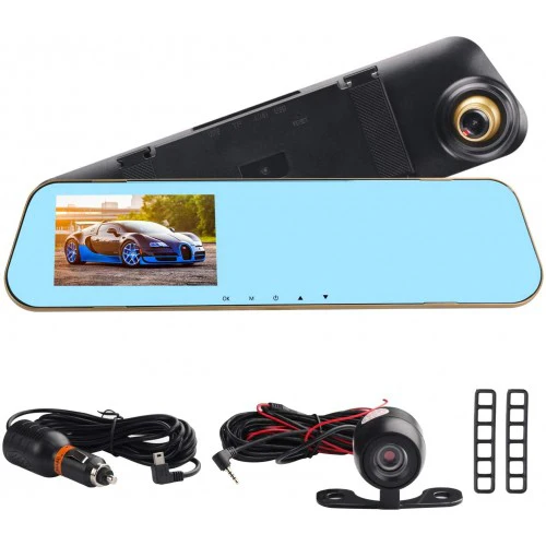 Full HD 1080p Dashcam with 4.3" TFT Screen, Rear Camera, & 120 Degrees Wide Angle View - Image 3