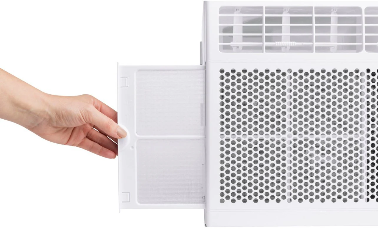 GE - 250 Sq. Ft. 6,000 BTU Window Air Conditioner with Remote - White (AHP06LZ) - Image 10