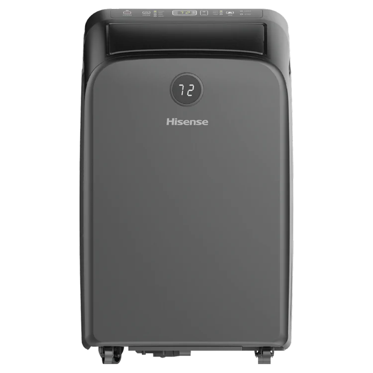 Hisense AP70020HR1GD 12,000-BTU Portable Air Conditioners /w Heat 4-in-1 Convenient Comfort Gray