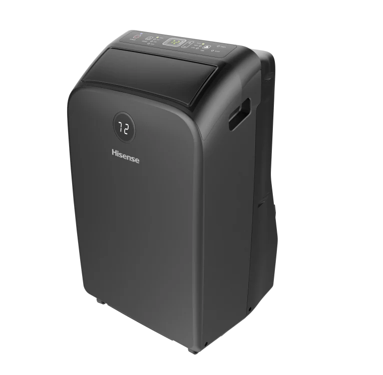 Hisense AP70020HR1GD 12,000-BTU Portable Air Conditioners /w Heat 4-in-1 Convenient Comfort Gray - Image 2