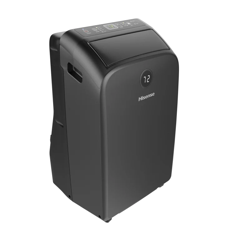 Hisense AP70020HR1GD 12,000-BTU Portable Air Conditioners /w Heat 4-in-1 Convenient Comfort Gray - Image 3