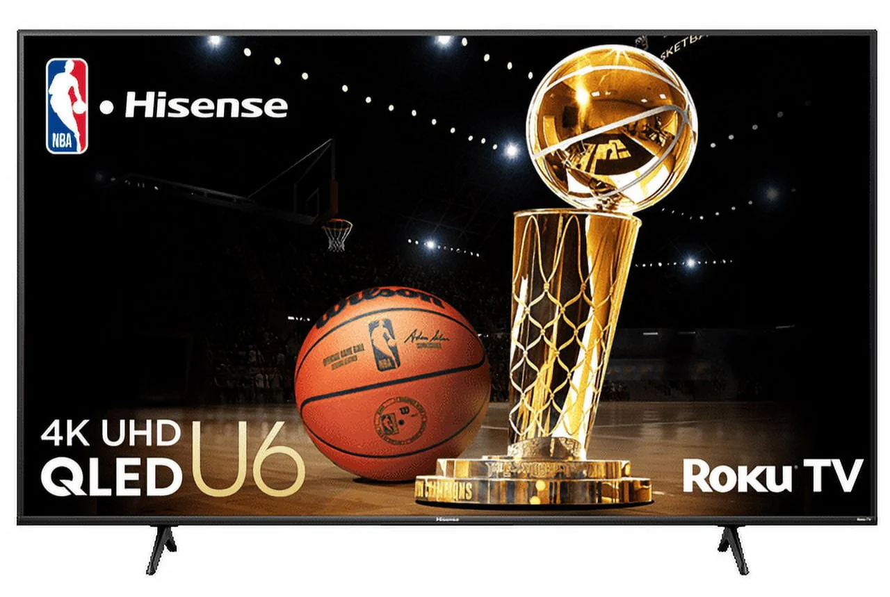 Hisense 55" Class U6HR Series QLED 4K UHD Roku Smart TV (55U6HR)