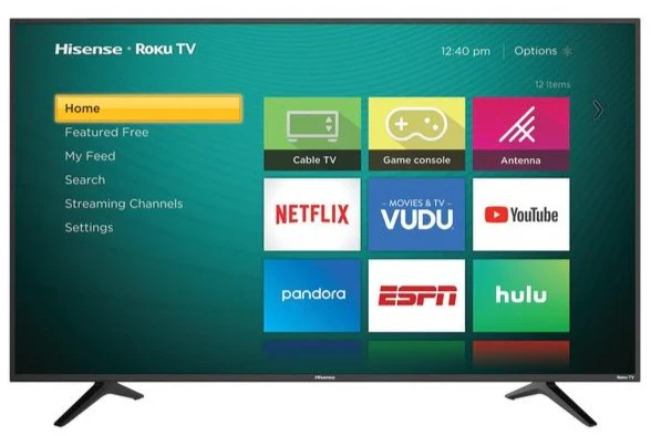 Hisense 65" Class 4K Ultra HD (2160P) HDR Roku Smart LED TV (65R6E)