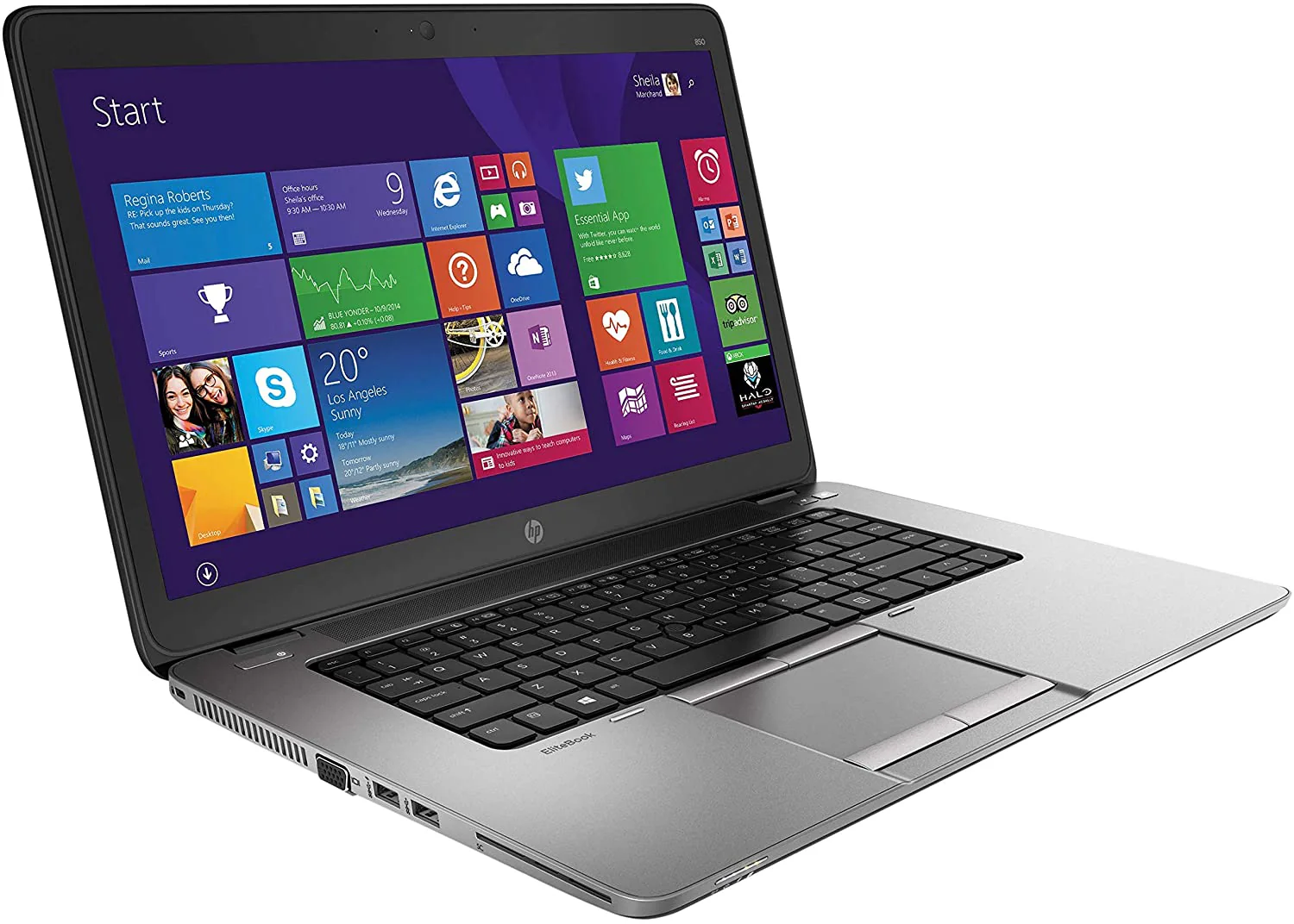 HP COMPAQ ELITEBOOK 850 G2 15" INTEL CORE I5-5300U 8GB RAM 256GB SSD w/ Windows 10 - Image 3