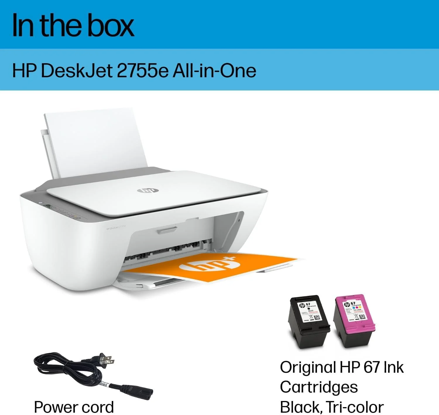 HP DeskJet 2755e All-in-One Printer with 3 Months Free Ink - Image 2