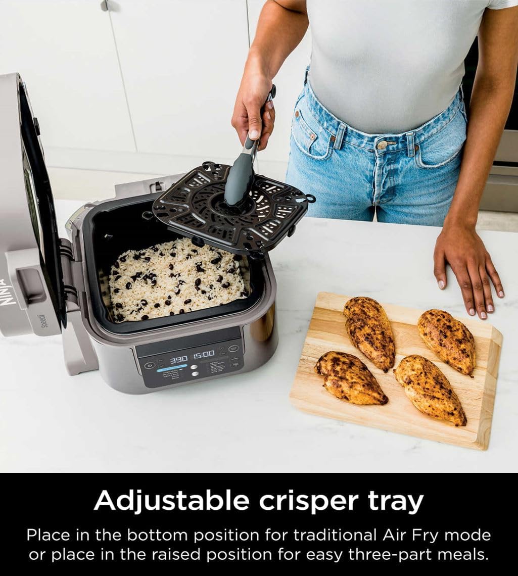 Ninja Speedi Rapid Cooker & Air Fryer, 6-Quart Capacity, 12-in-1 Functions to Steam, Bake, Roast, Sear, Saut, Slow Cook, Sous Vide & More, 15-Minute Speedi Meals All In One Pot, Light Gray - Image 3