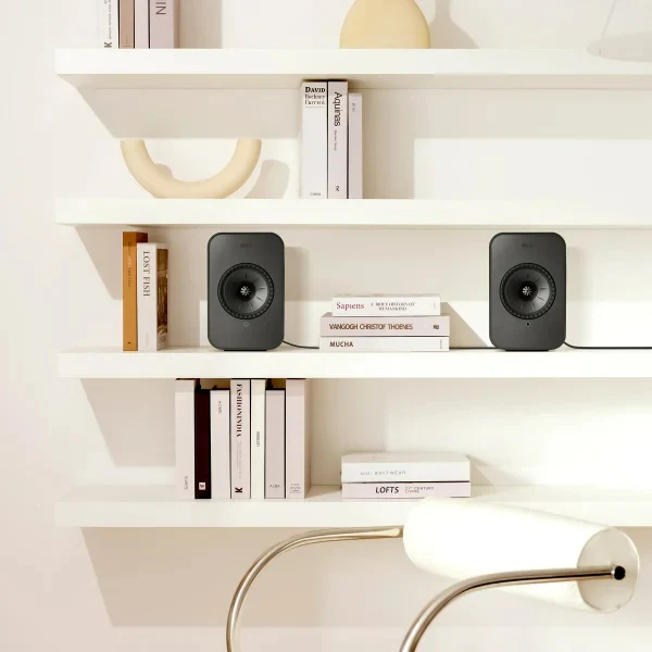 KEF LSX II LT Wireless Speaker 2-pack Graphite Grey - Image 4