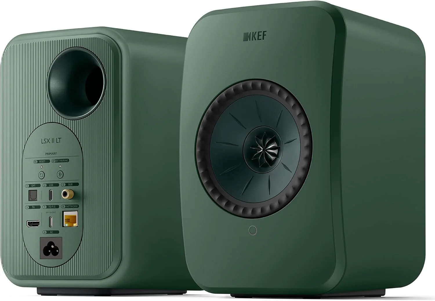 KEF LSX II LT Wireless Speaker 2-pack Sage Green - Image 3
