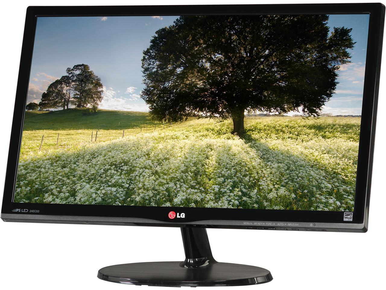 LG 24EC53V-P 24" 1920 x 1080 5 ms D-Sub, DVI, HDMI LCD Monitor, IPS-Panel