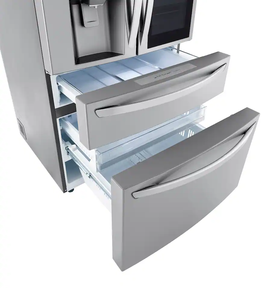 LG - 29.5 Cu. Ft. 4-Door French Door-in-Door Smart Refrigerator with Craft Ice (LRMVS3006S) - Stainless Steel - Image 23