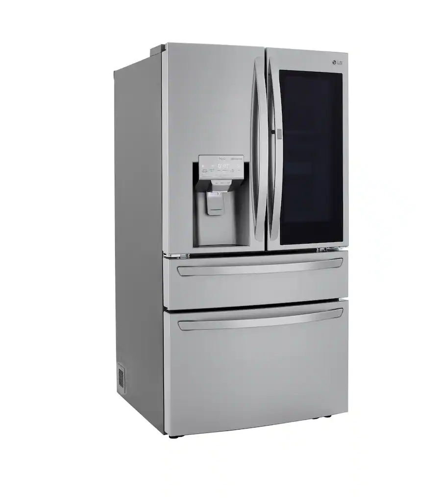 LG - 29.5 Cu. Ft. 4-Door French Door-in-Door Smart Refrigerator with Craft Ice (LRMVS3006S) - Stainless Steel - Image 4