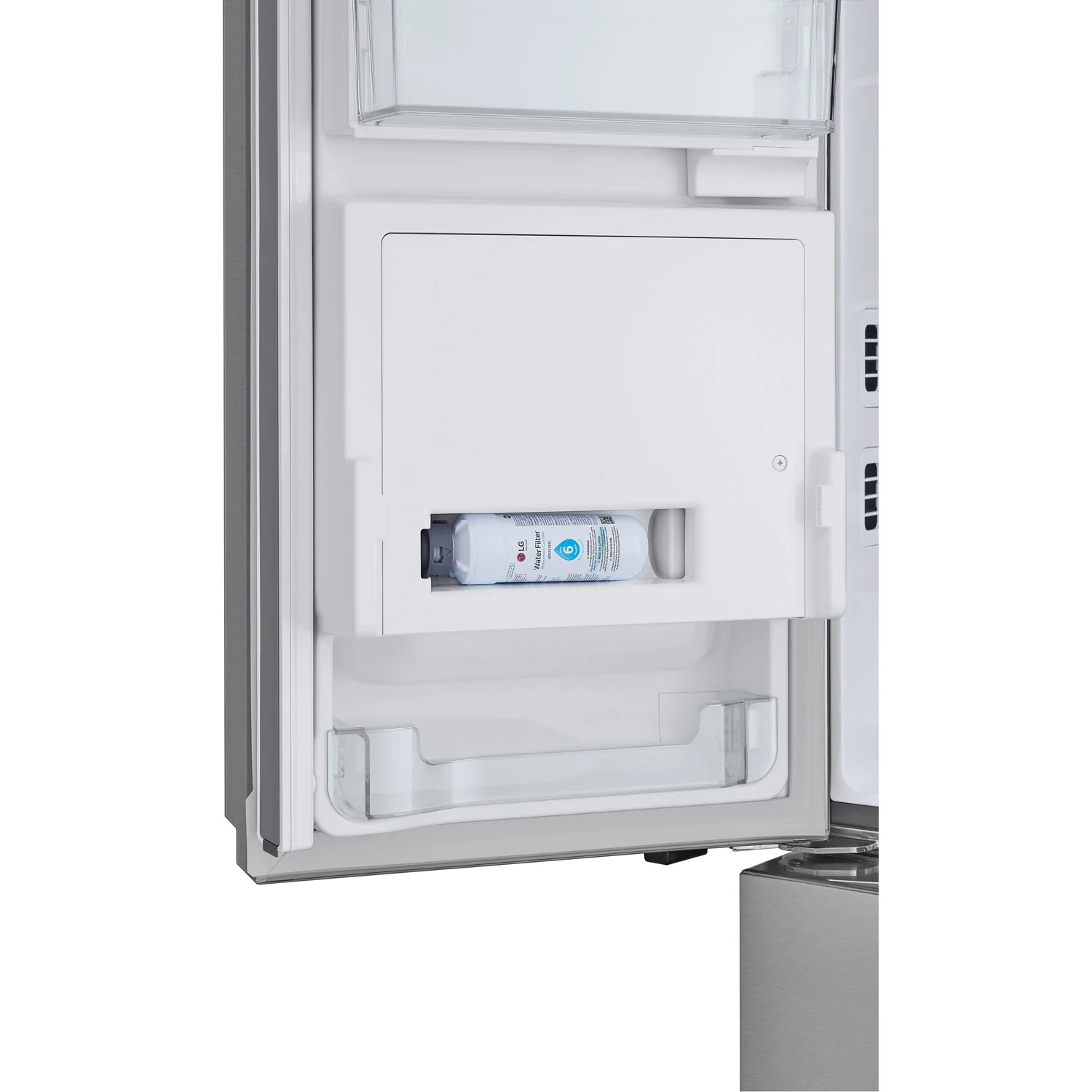 LG 36" 31 Cu. Ft. French Door Refrigerator w/ Water & Ice Dispenser (LRYXS3106S) - Smudge Proof Stainless Steel - Image 13