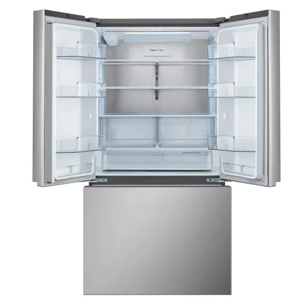 LG - Counter-Depth MAX 26.5 Cu. Ft. French Door Smart Refrigerator with Internal Water Dispenser (LRFLC2716S) - Stainless Steel - Image 4