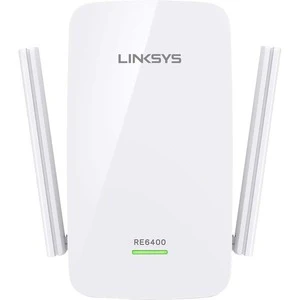 Linksys IEEE 802.11ac 1.17 Gbit/s Wireless Range Extender - 2.40 GHz, 5 GHz - 1 x Network (RJ-45) - Ethernet, Fast Ethernet, Gigabit Ethernet (RE6400)