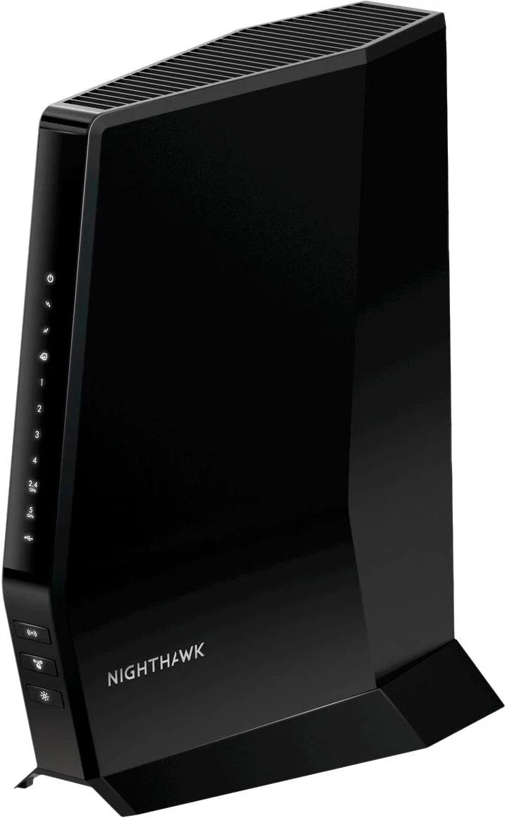 NETGEAR - Nighthawk AX2700 Router with 32 x 8 DOCSIS 3.1 Cable Modem - Black - Image 3