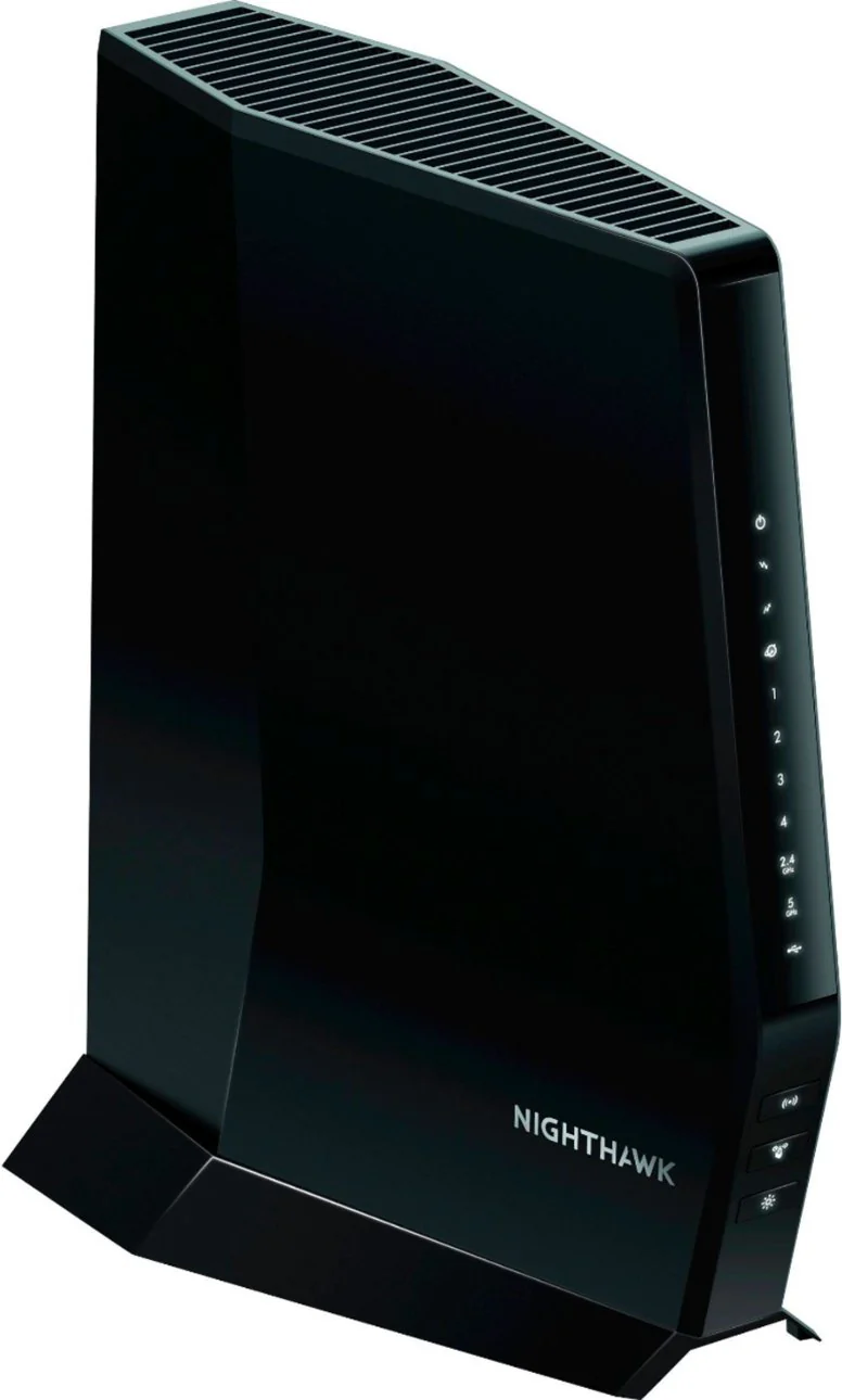 NETGEAR - Nighthawk AX2700 Router with 32 x 8 DOCSIS 3.1 Cable Modem - Black - Image 6