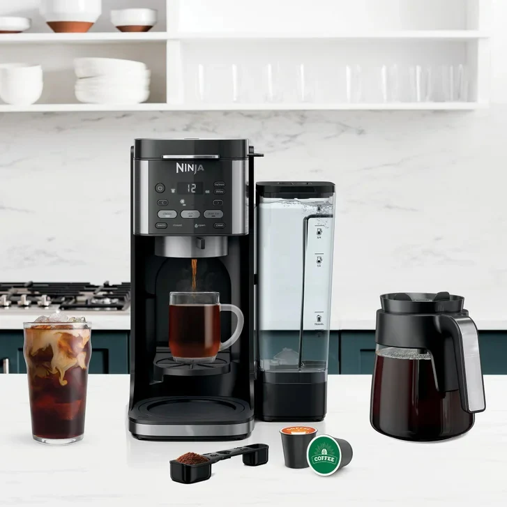 Ninja CFP105CO DualBrew XL Grounds & Pods Hot & Iced Coffee Maker