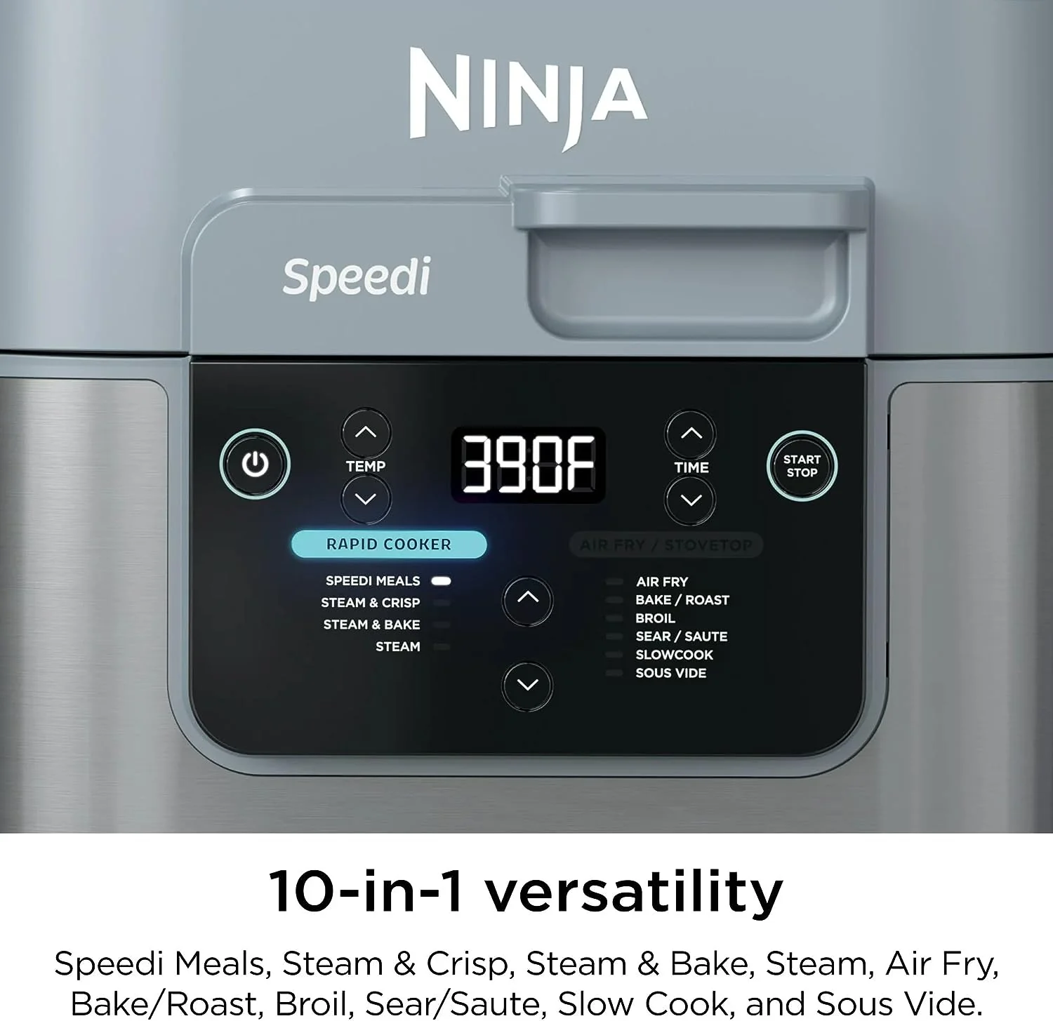 Ninja Speedi Rapid Cooker & Air Fryer, 6-Qt Capacity, 10-in-1 Functions to Steam (SF300) - Image 8