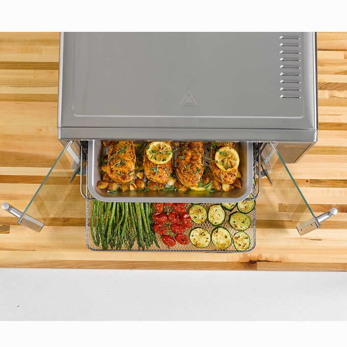 Oster Countertop and Toaster Oven w/ French Door, Turbo Convection, Digital Controls, Extra Large Capacity - Image 3
