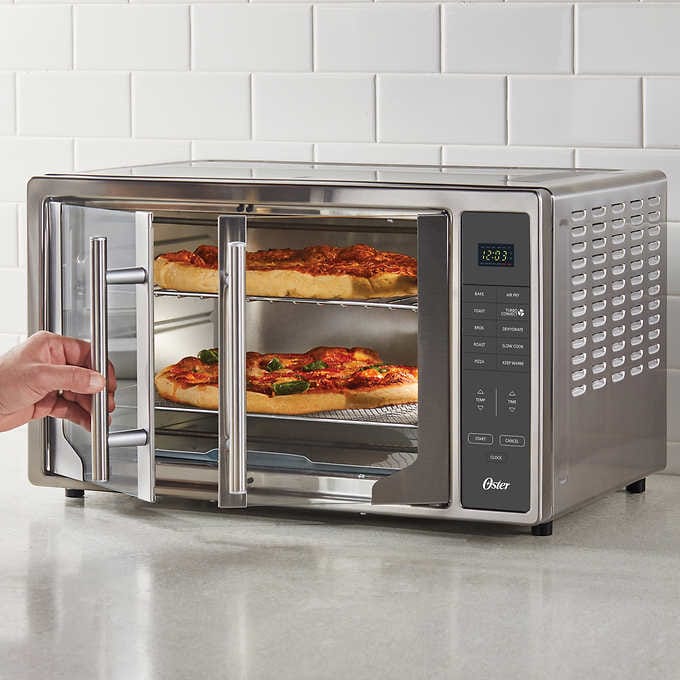 Oster Countertop and Toaster Oven w/ French Door, Turbo Convection, Digital Controls, Extra Large Capacity - Image 4