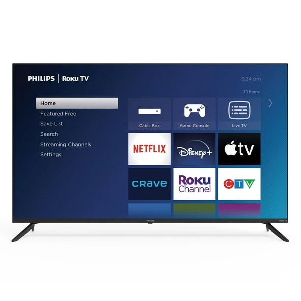 Philips 55" 4K UHD HDR LED Roku Smart TV (55PUL6643/F7)