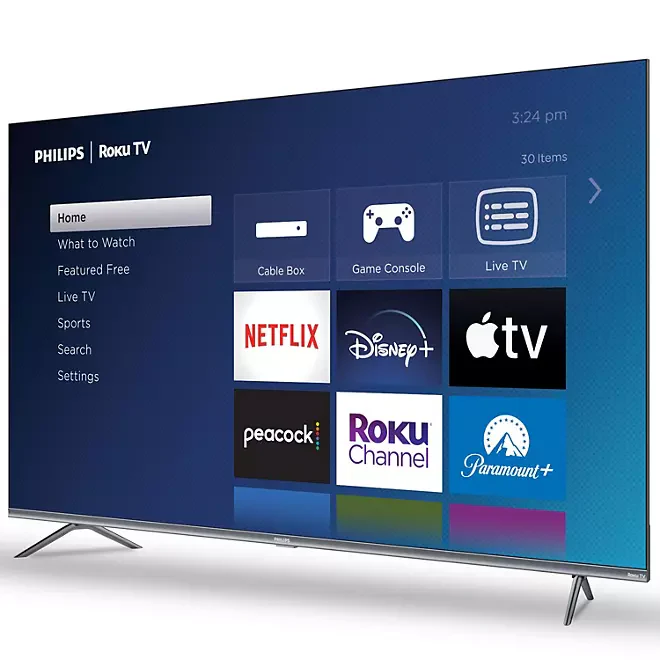 Philips 55" Class 7900 Series 4k QLED UltraHD Roku Smart TV (55PUL7973/F7) - Image 3