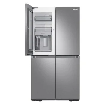 Samsung 23 cu. ft. Counter Depth 4-Door French Door Refrigerator with Beverage Center in (RF23B7671SR) Stainless Steel - Image 2
