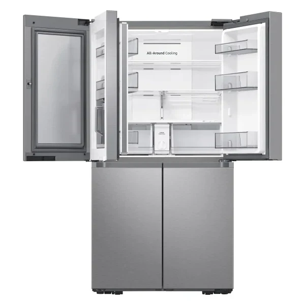Samsung 23 cu. ft. Counter Depth 4-Door French Door Refrigerator with Beverage Center in (RF23B7671SR) Stainless Steel - Image 4
